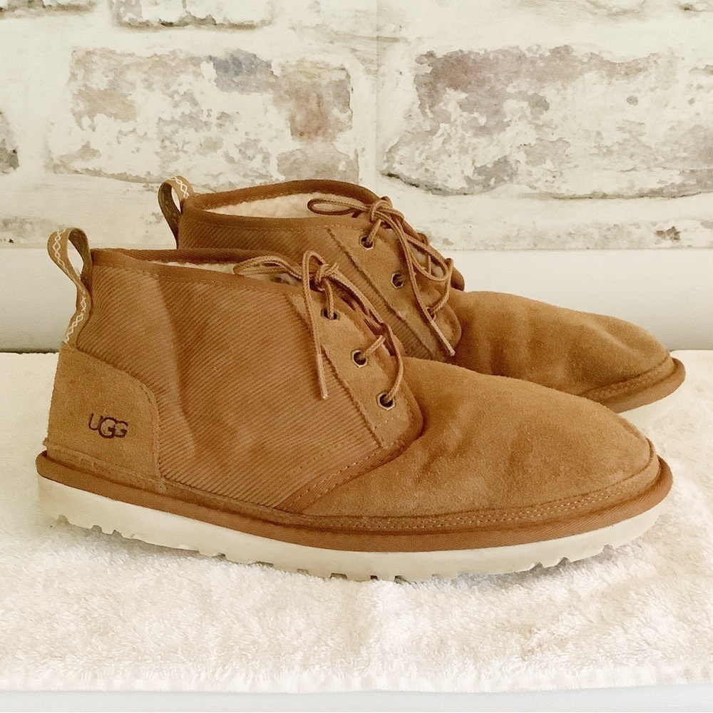 Ugg Hartley Men’s Neumel Chukka Boot Chestnut Sz 9
